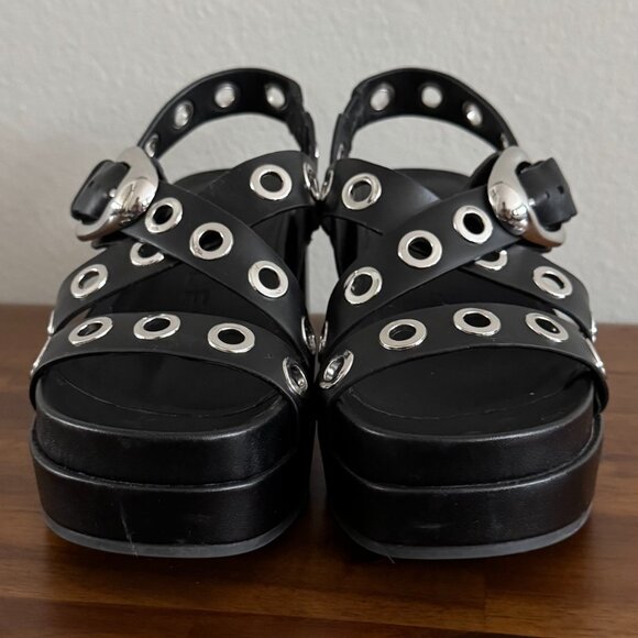 Aerosoles - Cleveland Slingback Platform Sandal in Black - Picture 3 of 10